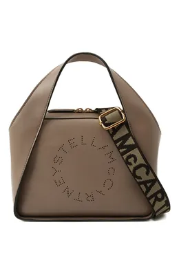 Женская голубая сумка stella logo mini STELLA MCCARTNEY купить в  интернет-магазине ЦУМ, арт. 700073/W8542