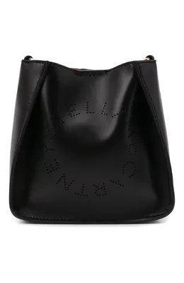 Женская коричневая сумка stella logo small STELLA MCCARTNEY купить в  интернет-магазине ЦУМ, арт. 700269/W8542