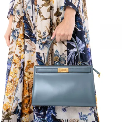 Сумка Tory Burch LEE RADZIWILL голубая - 157035 - купить в  интернет-магазине Сult