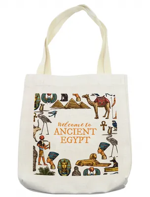 Egypt Postcard Tote Bag | Egypt Tote Bag | Native Threads