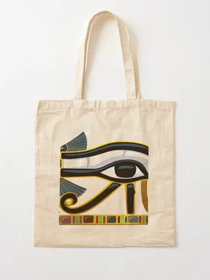 Egypt, Pyramids, Lithograph Style, Lantern Press Artwork, Tote Bag