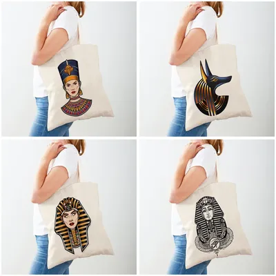 EGYPT - Small Word Art Tote Bag – LA Pop Art