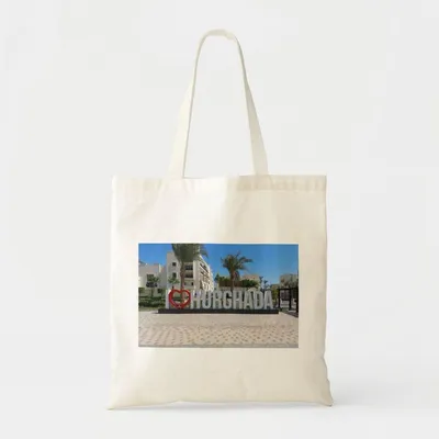 Egypt, Pyramids, Lithograph Style, Lantern Press Artwork, Tote Bag