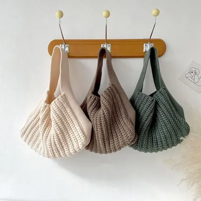 Вязаная сумка крючком crochet bag handmade №1158786 - купить в Украине на  Crafta.ua