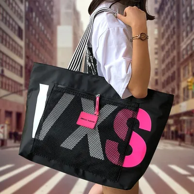 Сумка женская Victoria's Secret Tote bag - «Сумка от Victoria's Secret в  ПОДАРОК! Как получить? У меня их уже 6 штук ? идеальная как для пляжа, так  и для сауны. Розничная цена 60$ ?» | отзывы