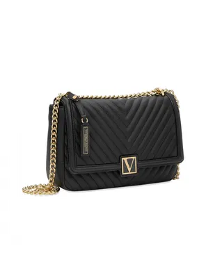 Купить Стильная сумка Victoria Medium Shoulder Bag от Victoria's Secret -  Black 11075. Женское белье Виктория Сикрет | beangel.ua