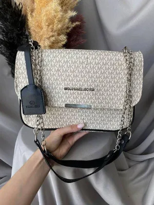 Женская сумочка Michael Kors, бежевая женская сумка через плечо Майкл Корс,  на цепочке (ID#1895597972), цена: 1649 ₴, купить на Prom.ua