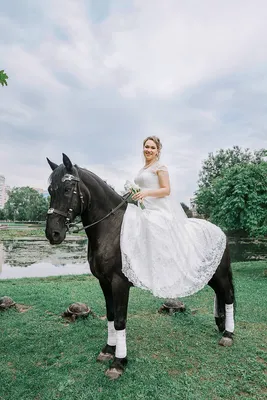 Свадебная фотосессия с лошадьми летом и зимой в Москве
