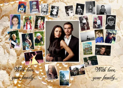Свадебный фотоколлаж на годовщину свадьбы — в Харькове | vfotosalone