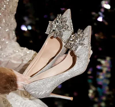 Оттенки зимы | Туфли невесты, Свадебные туфли, Обувь невесты