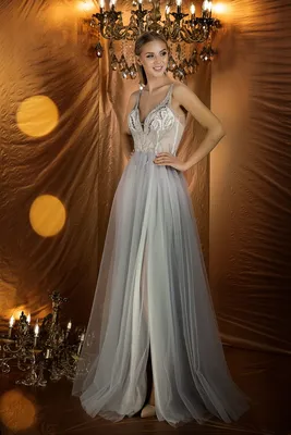вечернее платье дымчатого оттенка Alsou — купить в Москве - Свадебный ТЦ  Вега