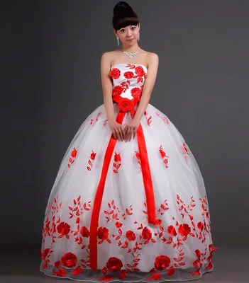 Красное свадебное платье для смелой невесты | Красные свадебные платья,  Стили свадебных платьев, Красная свадьба