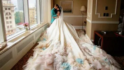Второе свадебное платье Нелли Ермолаевой