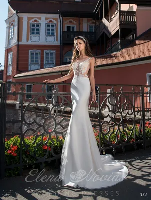 Нежное приталенное свадебное платье от Elena Novias оптом