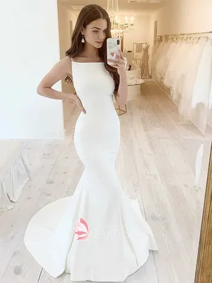 Купить мерцающее свадебное платье с кейпом в Москве, силуэт русалка