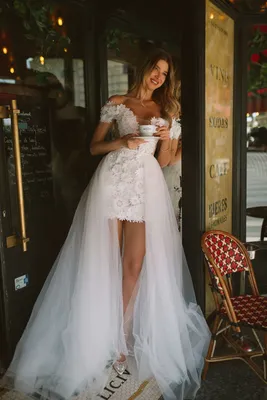 Кружевные свадебные платья купить в СПб, выгодная цена от салона  \"ИнтерСтиль\"