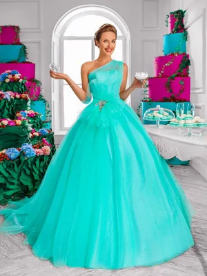 Голубое свадебное платье, как выбрать правильно