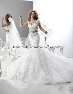 Свадебное платье с ажурной юбкой Daria Karlozi Dubai | Купить свадебное  платье в салоне Валенсия (Москва)