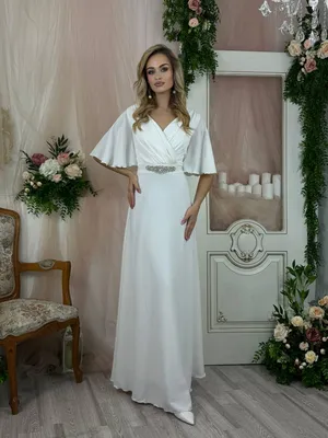 Шелковое платье на свадьбу | Свадебное платье на свадьбу из шелка | Фото и  примеры