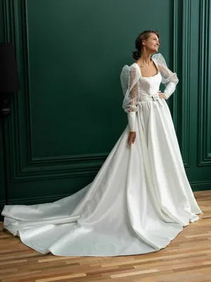Свадебные платья с рукавами - купить закрытый наряд на свадьбу