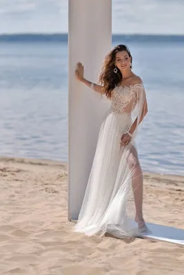 Пляжные платья для невесты или ТОП-10 моделей нарядов для пляжной церемонии  | Территория моды и промокоды Яндекс Маркета | Дзен