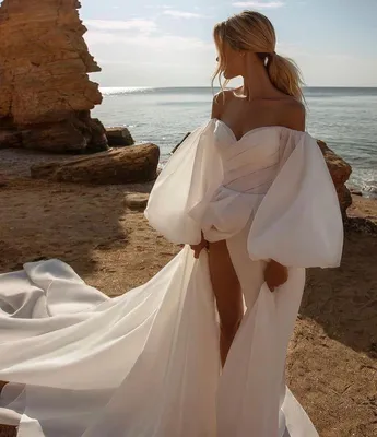 Как выбрать свадебное платье для пляжной церемонии - WedDesign – Свадьба в  Доминикане