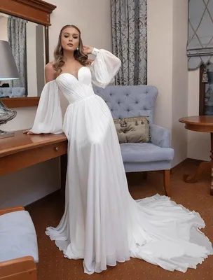 Непышные легкие свадебные платья купить - свадебный салон La Novia Ростов