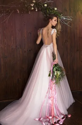 Розовые свадебные платья в салоне Аврора
