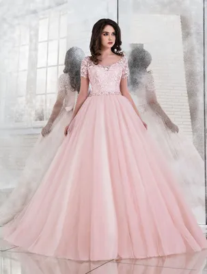 Пышное свадебное платье розового цвет Trinity Bianca T0648 — купить в  Москве - Свадебный ТЦ Вега