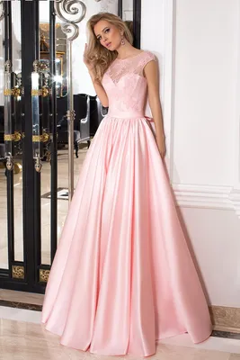 Свадебные платья розового цвета 2023