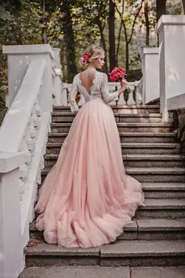 Розовое свадебное платье - Свадебный Блог Wedding Blog