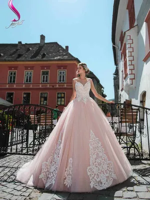Свадебные платья розового цвета в СПб - купить свадебное платье в нежно  розовых тонах