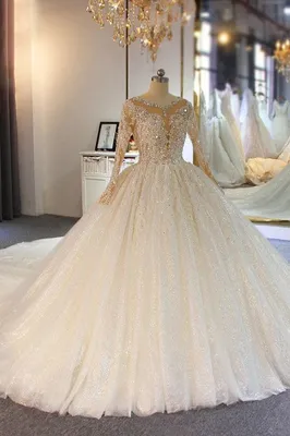 Пышное свадебное платье со шлейфом и топом расшитым стразами артикул 103724  цвет белый👗 напрокат 11 300 ₽ ⭐ купить 110 000 ₽ в Екатеринбурге