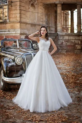 Дэбби\" - Стильное свадебное платье со съёмными рукавами купить по цене 48  000 руб. в Санкт-Петербурге | Свадебный салон Alisa Wedding