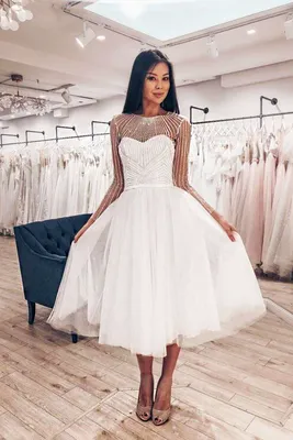 Свадебные платья с длинными кружевными рукавами купить в СПб, выгодная цена  от салона \"ИнтерСтиль\"