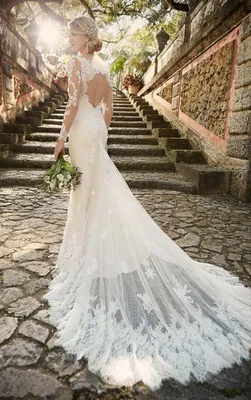Длинные свадебные платья - 67 фото основных вариантов формата