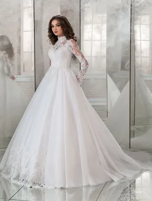 свадебное платье с длинным рукавом Trinity Pandora T0664 — купить в Москве  - Свадебный ТЦ Вега