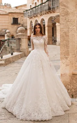 пышное свадебное платье Naviblue Bridal Jayse 17342 | Купить свадебное  платье в салоне Валенсия (Москва)
