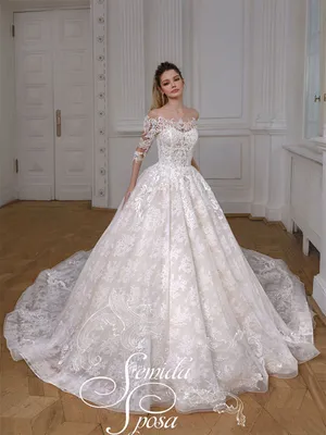 Flaviya\" - Закрытое свадебное платье купить по цене 34 800 руб. в  Санкт-Петербурге | Свадебный салон Alisa Wedding