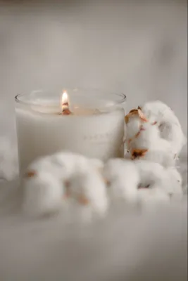 White cotton candle | Aesthetic candles, Candle aesthetic, Candles  photography