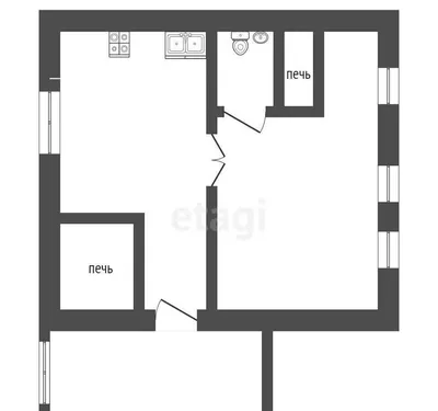 Продам дом в поселке Троицком в районе Талицком 47.0 м² на участке 15.0 сот  этажей 1 1350000 руб база Олан ру объявление 99050073