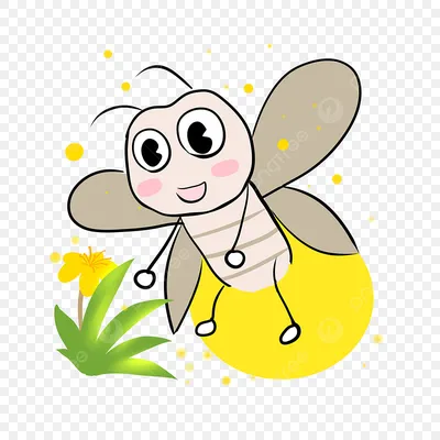 насекомое мультфильм светлячок иллюстрация PNG , клипарт насекомых,  Мультфильм насекомое, светлячок PNG картинки и пнг PSD рисунок для  бесплатной загрузки