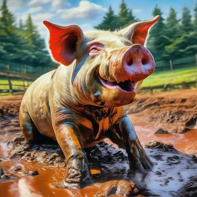 Свиньи любят валяться в грязи. Рассказываем почему | ВКонтакте