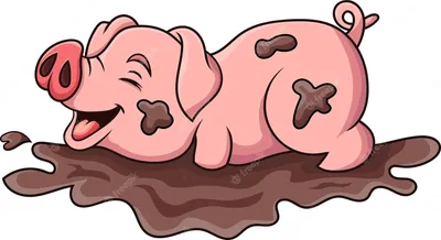 свинья идет по грязи к ручью, большая свинья картинка фон картинки и Фото  для бесплатной загрузки