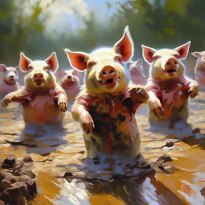 Свиньи в грязи стоковое изображение. изображение насчитывающей  млекопитающее - 28896133