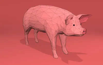 Файл 3D Модель для 3D-печати свиньи・3D-печатный дизайн для загрузки・Cults
