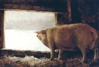 Свиньи и высокое искусство: 8 картин, доказывающих, что это идеальная пара  | Артхив