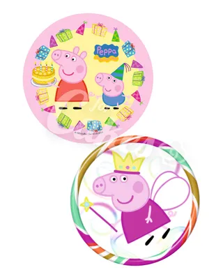 Вафельные картинки «Свинка Пеппа» - купить Вафельные картинки в  интернет-магазине Forcakes.kz