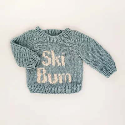 Ski Bum Surf Crew Neck Sweater - Huggalugs