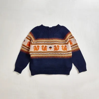 Oeuf Kid's Fair Isle Sweater | Fluff Alpaca